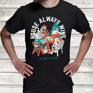 Retro Florida Marlins House Always Wins Baseball Fan T-Shirt